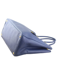 Prada Saffiano Double Zip Tote Large Bag Corner