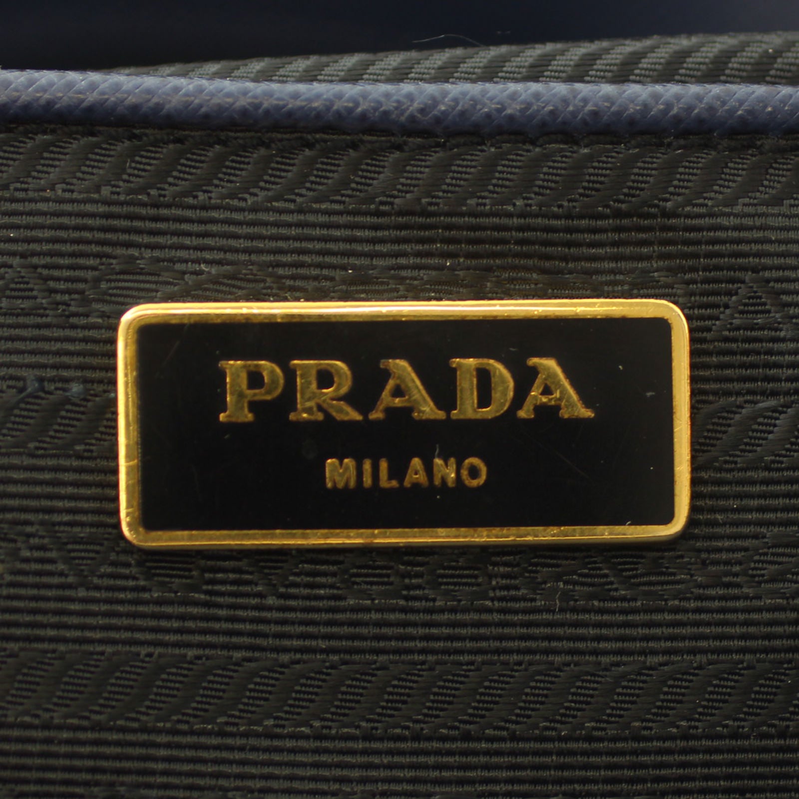 Prada Saffiano Double Zip Tote Large Bag Stamp