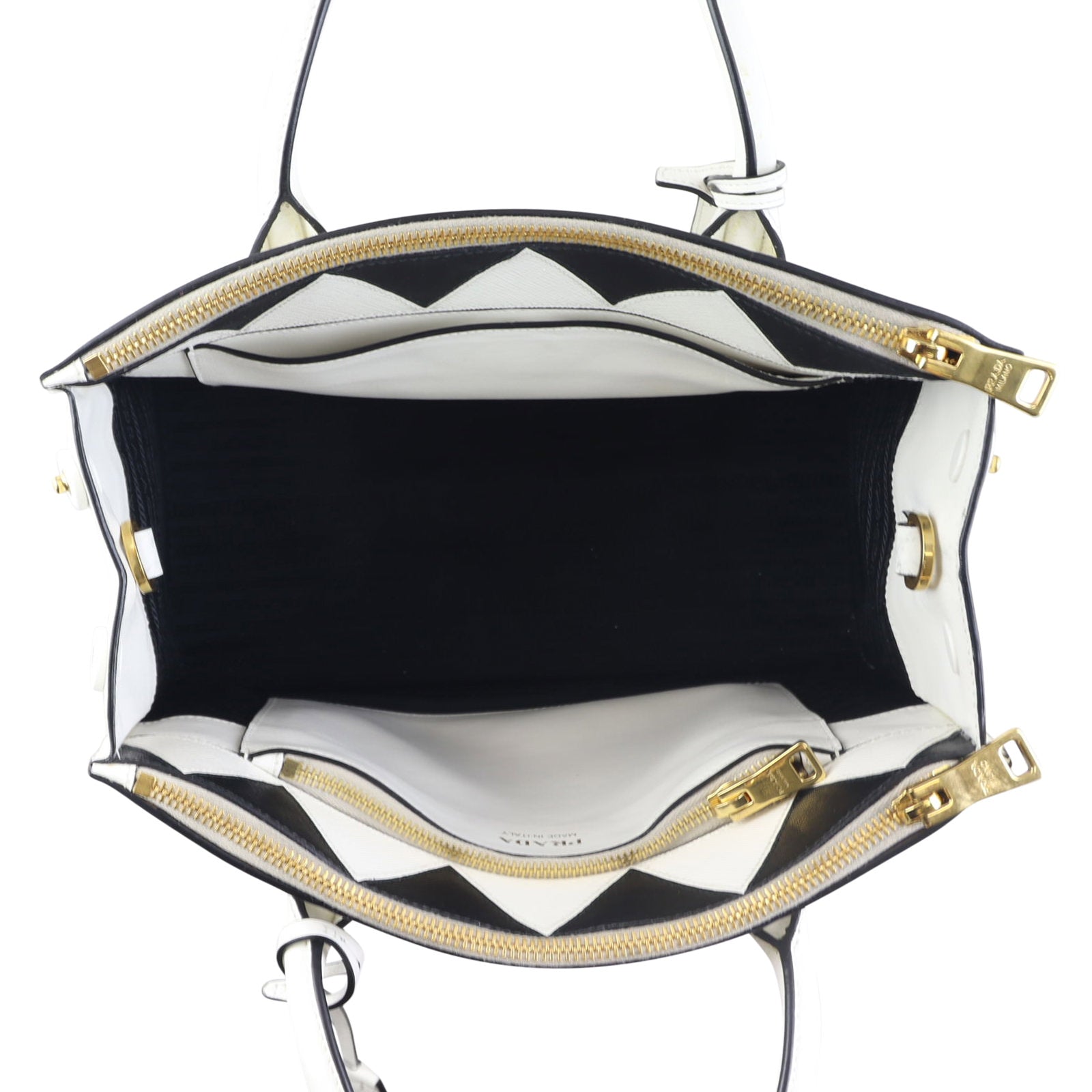 Prada Saffiano Esplanade Medium Interior