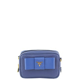 Prada Saffiano Fiocco Bow Crossbody Front