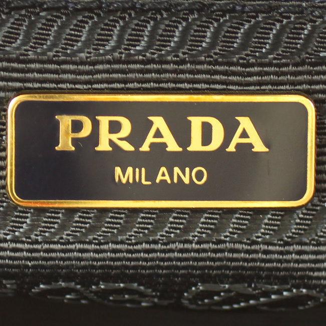Prada Saffiano Fiocco Bow Crossbody Stamp