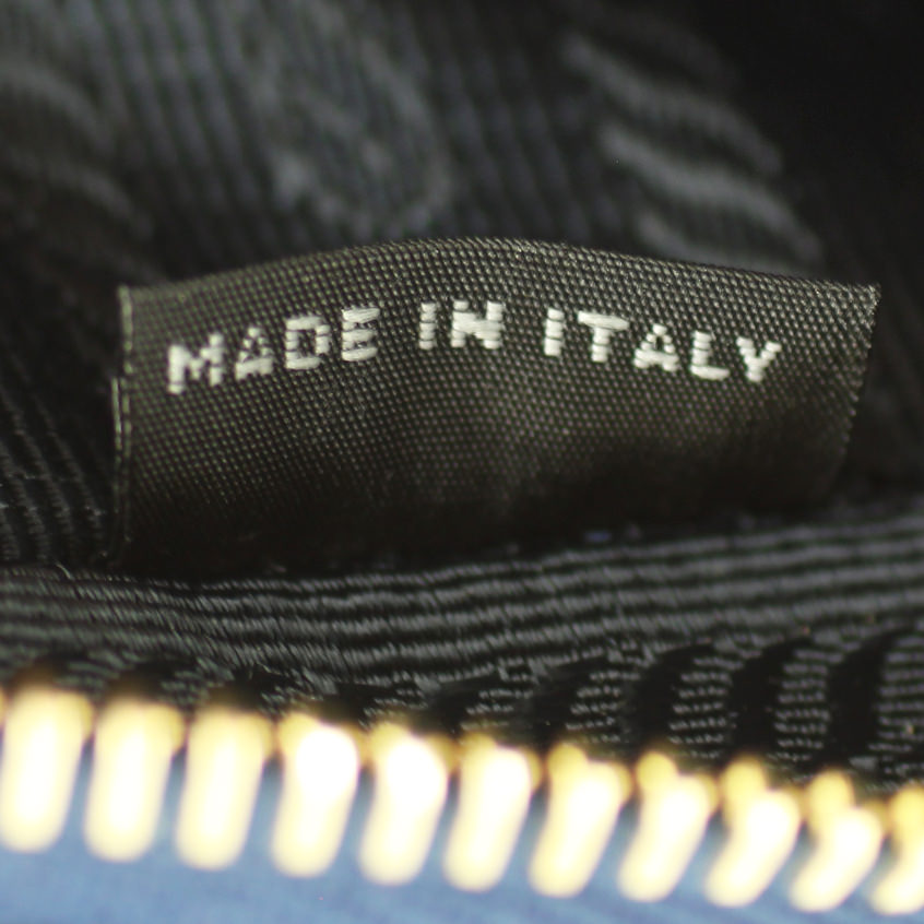 Prada Saffiano Fiocco Bow Crossbody Stamp