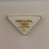 Prada Saffiano Galleria Double Zip Tote Medium Logo