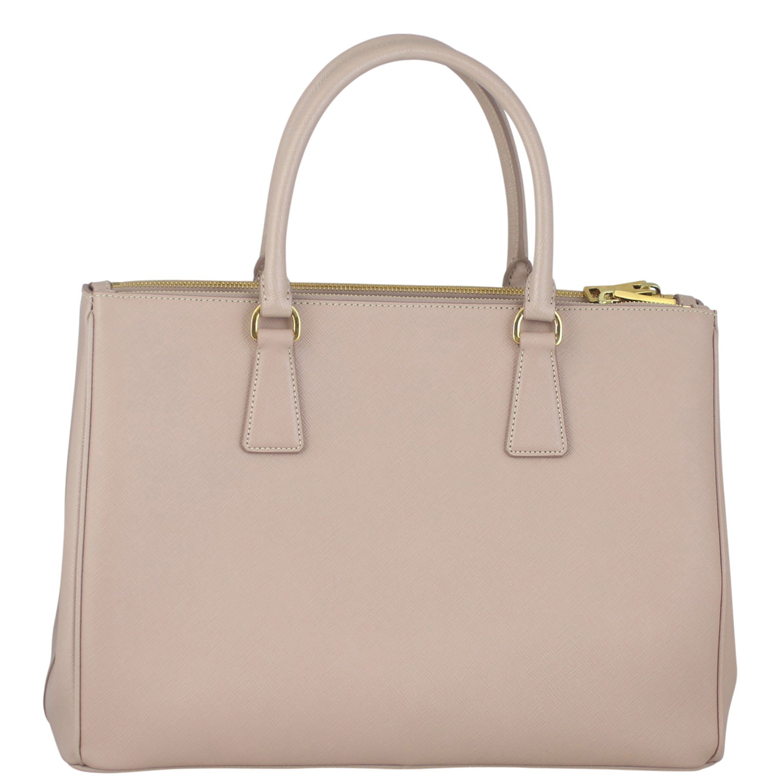 Prada Saffiano Galleria Double Zip Tote Medium Back