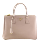 Prada Saffiano Galleria Double Zip Tote Medium Front