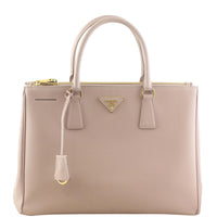 Prada Saffiano Galleria Double Zip Tote Medium Front