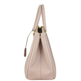 Prada Saffiano Galleria Double Zip Tote Medium Left