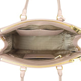 Prada Saffiano Galleria Double Zip Tote Medium Interior