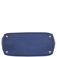 Prada Saffiano Galleria Double Zip Medium Tote Base