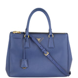 Prada Saffiano Galleria Double Zip Medium Tote Front