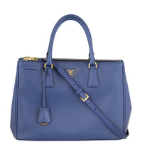 Prada Saffiano Galleria Double Zip Medium Tote Front