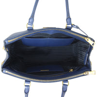 Prada Saffiano Galleria Double Zip Medium Tote Interior