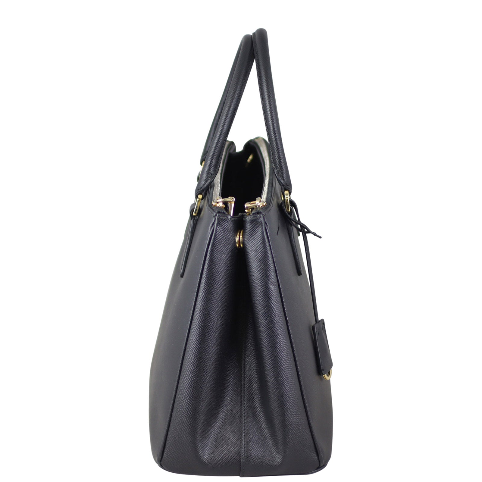 Prada Saffiano Lux Galleria Double Zip Tote Medium Right