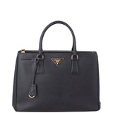 Prada Saffiano Lux Galleria Double Zip Tote Medium Front