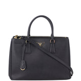 Prada Saffiano Lux Galleria Double Zip Tote Medium Front