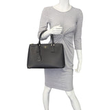 Prada Saffiano Lux Galleria Double Zip Tote Medium Mannequin