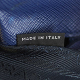 Prada Saffiano Galleria Double Zip Medium Tote Stamp