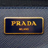 Prada Saffiano Galleria Double Zip Medium Totelogo