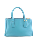 Prada Saffiano Galleria Double Zip Small Back