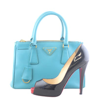 Prada Saffiano Galleria Double Zip Small Scale