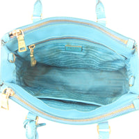 Prada Saffiano Galleria Double Zip Small Interior