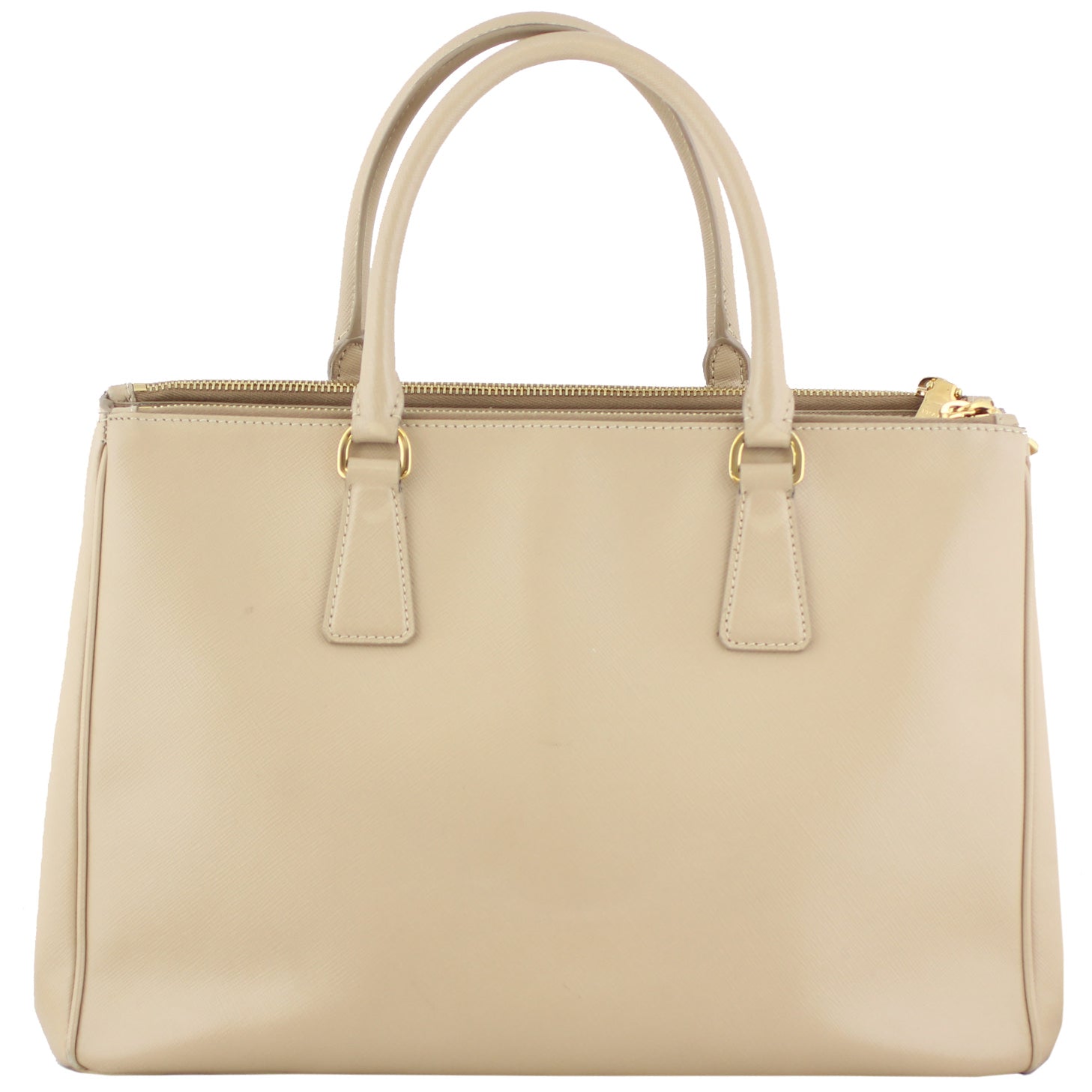 Prada Saffiano Galleria Double Zip Tote Medium Back