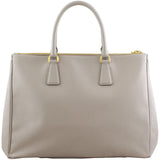 Prada Saffiano Galleria Double Zip Tote Medium Back