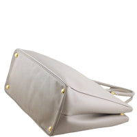 Prada Saffiano Galleria Double Zip Tote Medium Corner