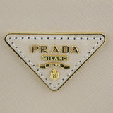 Prada Saffiano Galleria Double Zip Tote Medium Logo