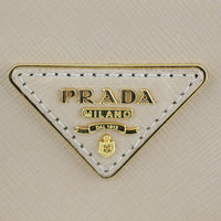 Prada Saffiano Galleria Double Zip Tote Medium Logo