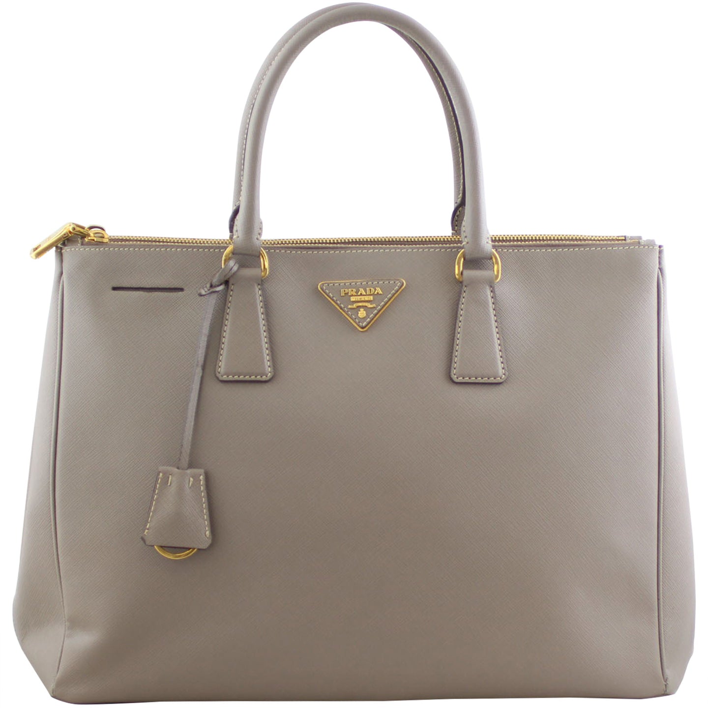 Prada Saffiano Galleria Double Zip Tote Medium Front