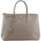 Prada Saffiano Galleria Double Zip Tote Medium Front