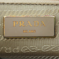 Prada Saffiano Galleria Double Zip Tote Medium Stamp
