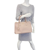 Prada Saffiano Galleria Double Zip Tote Mannequin