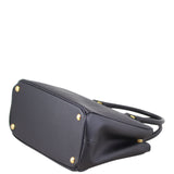 Prada Saffiano Galleria Double Zip Tote Small Corner