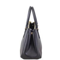 Prada Saffiano Galleria Double Zip Tote Small Side