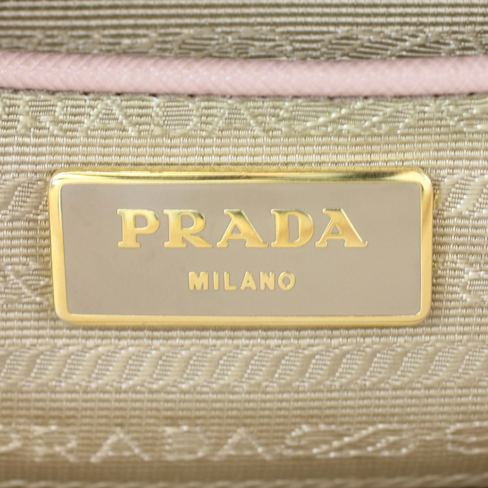 Prada Saffiano Galleria Double Zip Tote Stamp