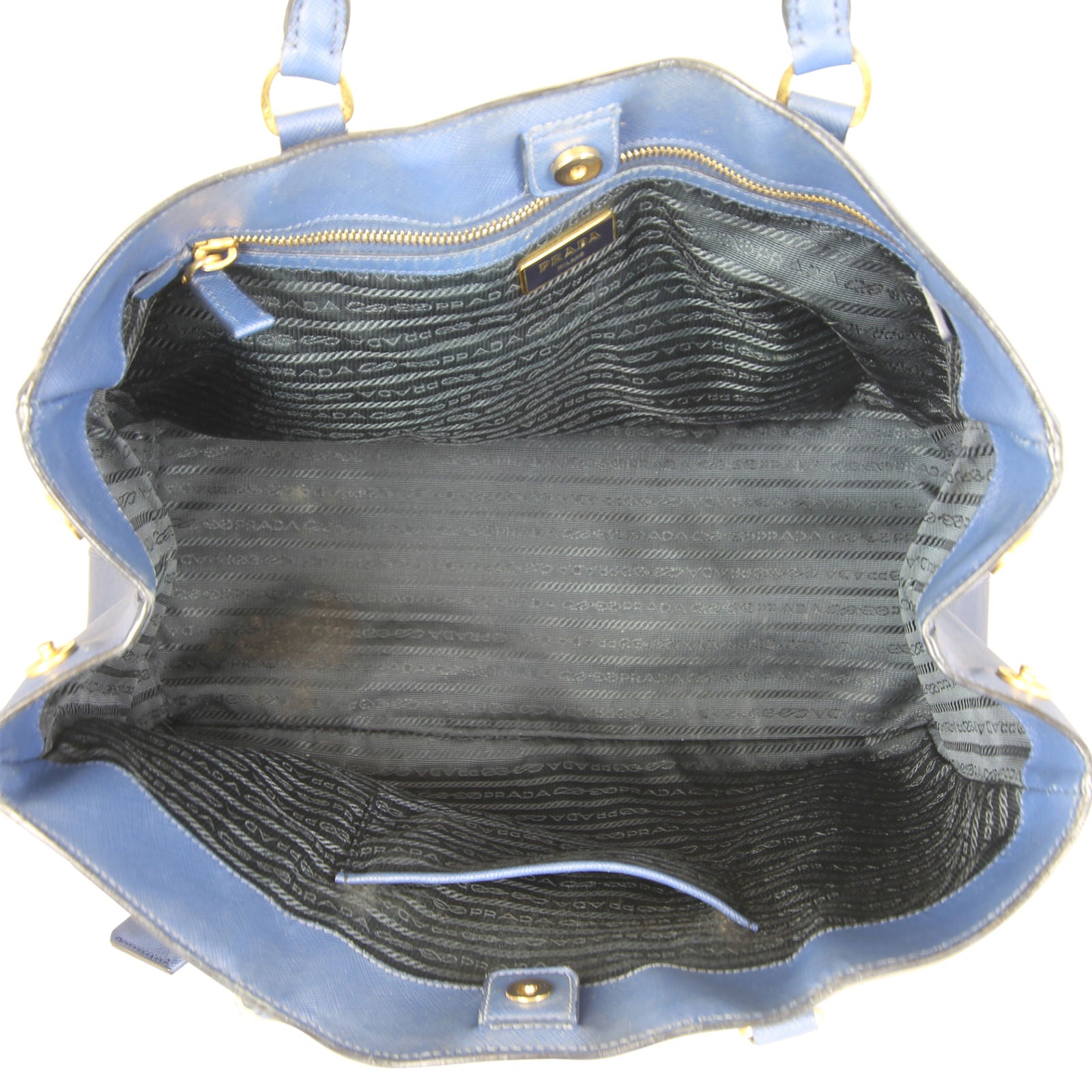 Prada Saffiano Galleria Lux Tote Medium Interior
