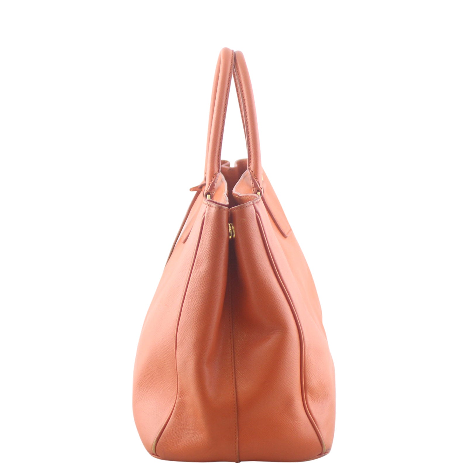 Prada Saffiano Galleria Lux Tote Medium Left