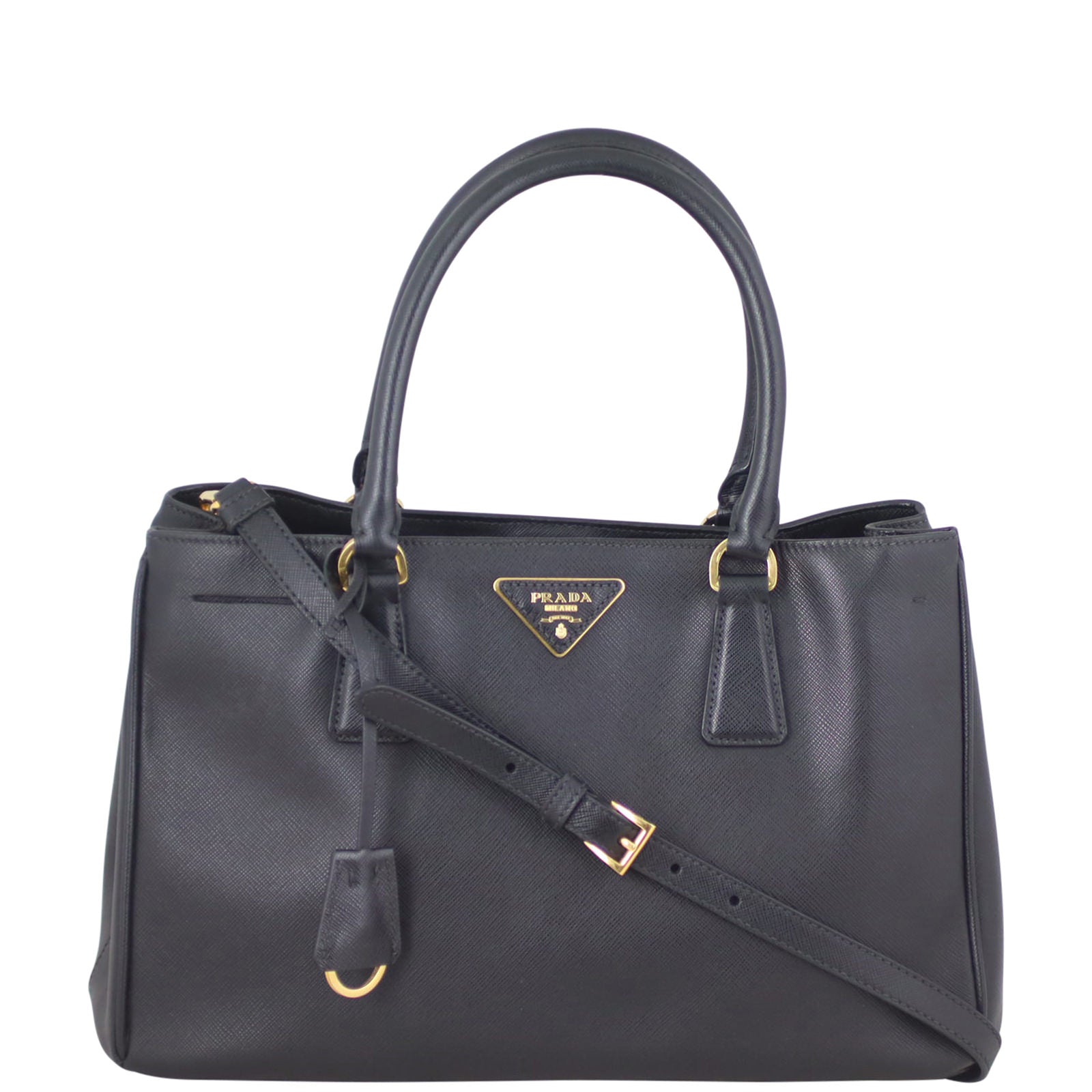 Prada Saffiano Galleria Lux Tote Medium Front