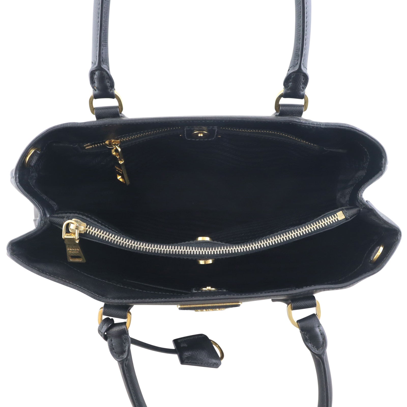 Prada Saffiano Galleria Lux Tote Medium Interior