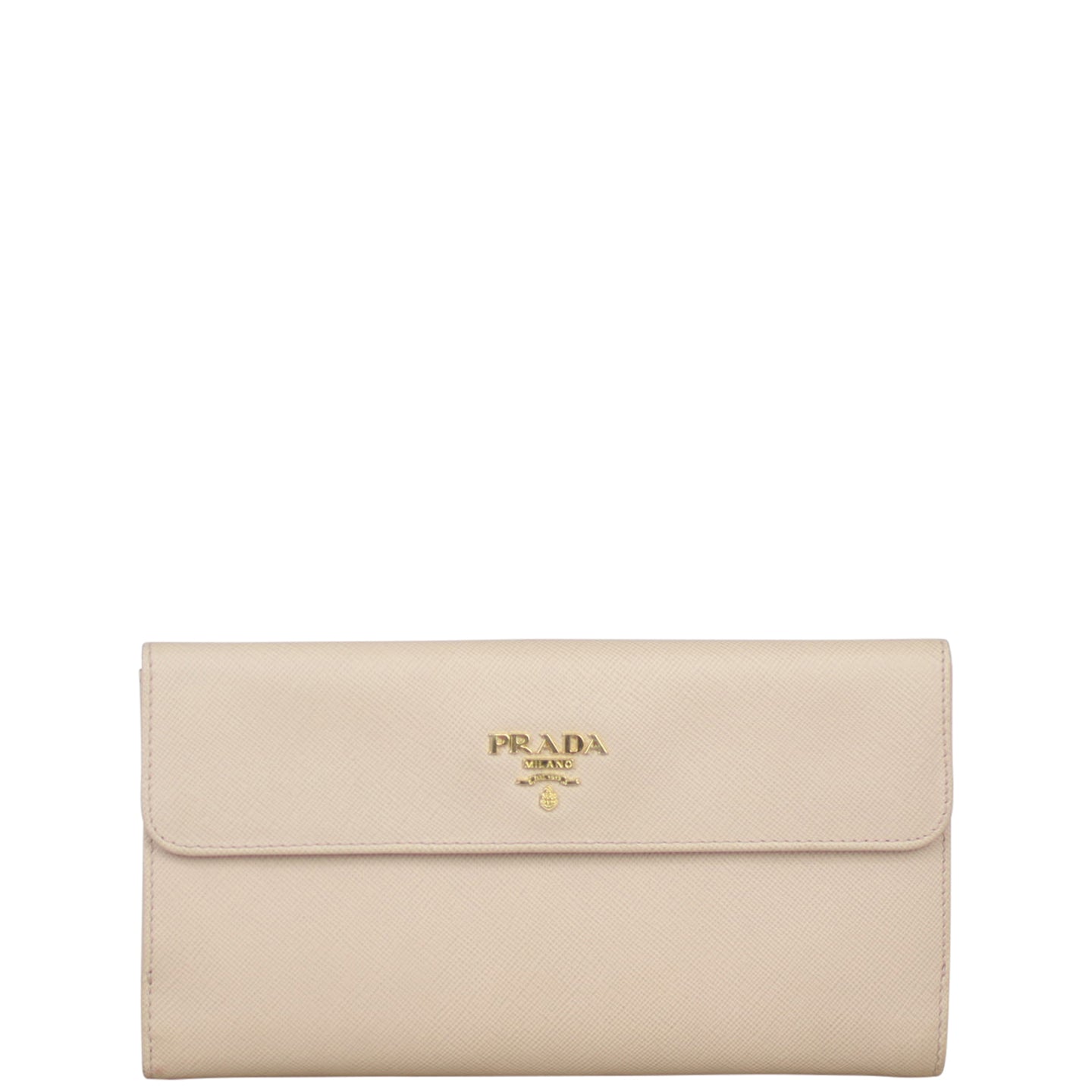 Prada Saffiano Large Travel Wallet Front