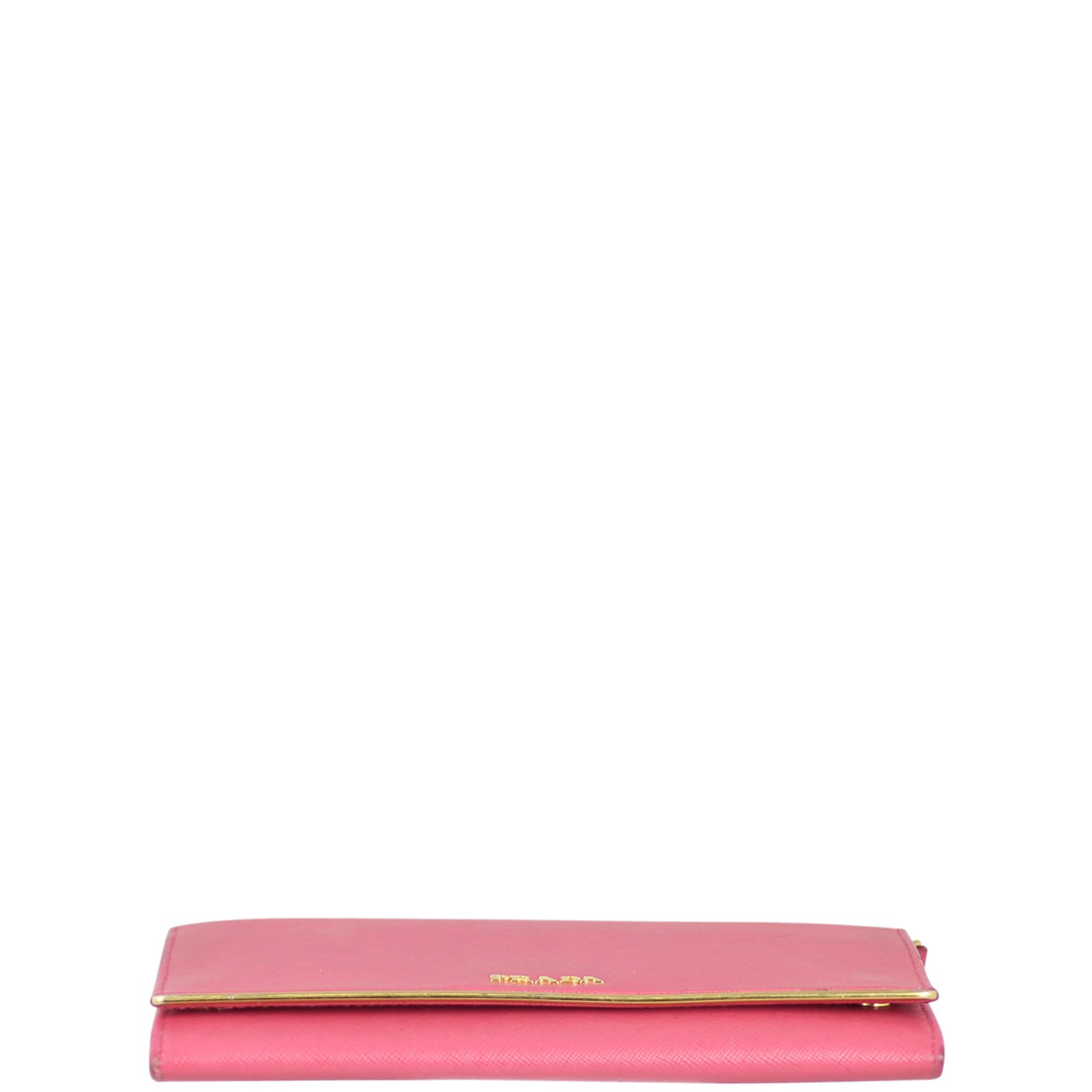 Prada Saffiano Lux Chain Wallet Base