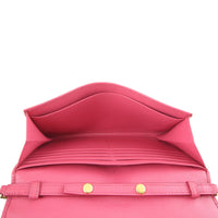 Prada Saffiano Lux Chain Wallet Interior