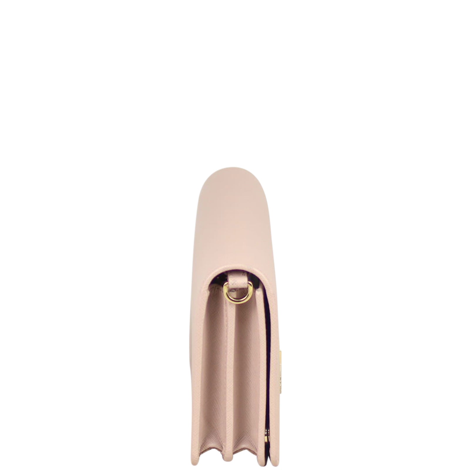 Prada Saffiano Lux Chain Wallet Side