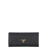 Prada Saffiano Lux Continental Wallet Front