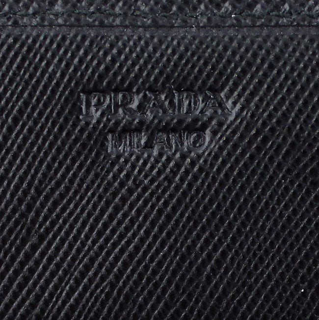 Prada Saffiano Lux Continental Wallet Stamp