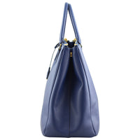 Prada Saffiano Lux Double-zip Tote Large Left