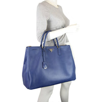Prada Saffiano Lux Double-zip Tote Large Mannequin