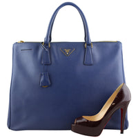 Prada Saffiano Lux Double-zip Tote Large Scale
